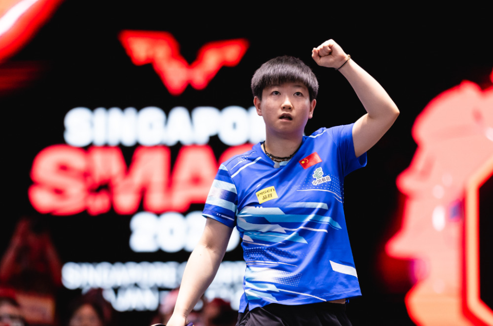 孙颖莎再次, 不过, 她此番抵达